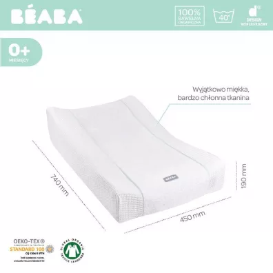 Pokrowiec na anatomiczny przewijak Sofalange White Beaba