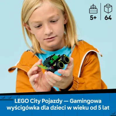 LEGO City Pojazdy — Gamingowa wy�cig�wka 60484