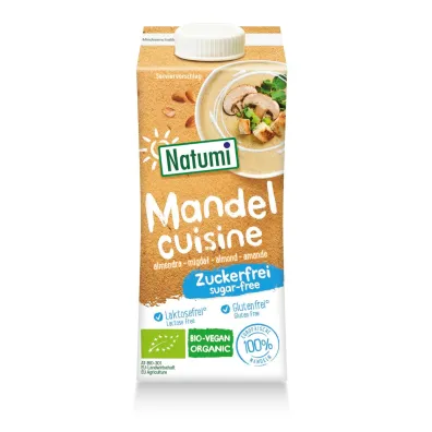 Natumi Zag�szczony produkt migda�owy do gotowania i pieczenia bezglutenowy 200 ml Bio