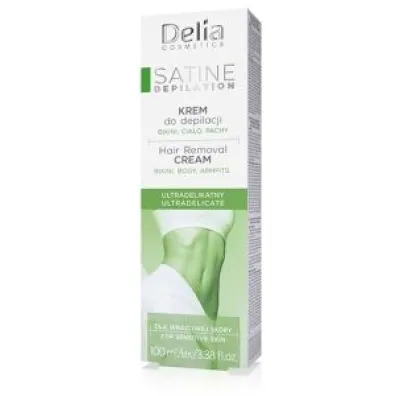 Delia Krem do depilacji Satine Bikini, cia�o, pachy ultradelikatny wra�liwa