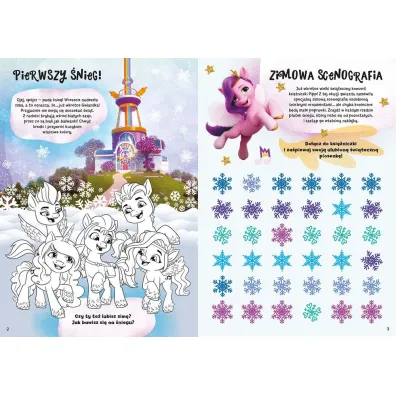 My Little Pony. Nowe pokolenie. Zimowy zeszyt zada� z naklejkami