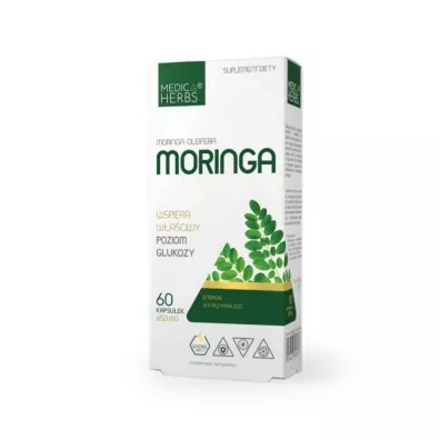 Medica Herbs Moringa 650 mg Suplement diety 60 kaps.