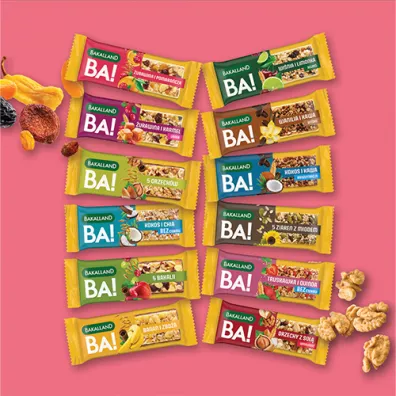 Bakalland Ba! Baton zboowy urawina i pomaracza 40 g