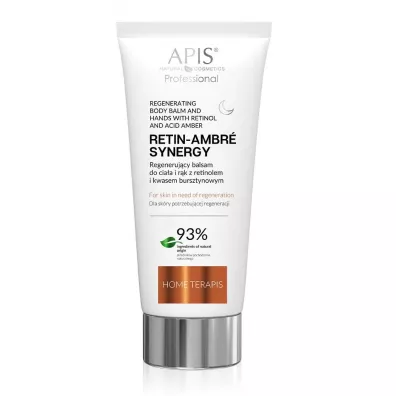 Retin Ambre Synergy Home Terapis Regenerujcy balsam do ciaa i rk z retinolem i kwasem bursztynowym na noc 200 ml