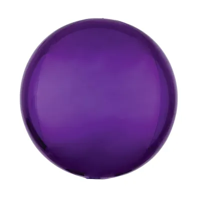 Amscan Balon foliowy kula fioletowa (niepakowany) 38cm