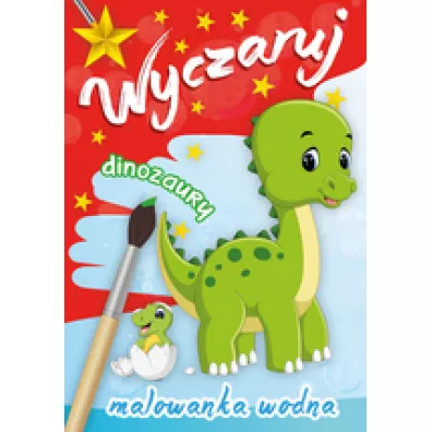 Malowanka wodna.Wyczaruj dinozaury