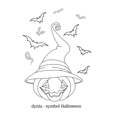 Halloween. Maluszkowe malowanie