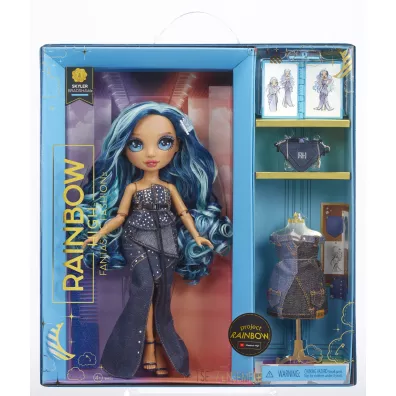 Rainbow High Fantastic Fashion Lalka Skyler Bradshow - Blue 587378 Mga Entertainment