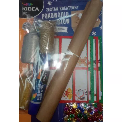 Kidea Zestaw kreatywny do pakowania prezentw
