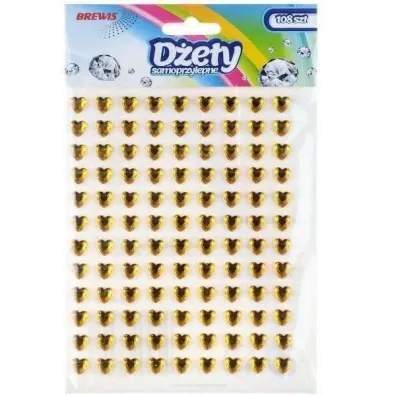 Brewis D�ety samoprzylepne serca 108 szt.