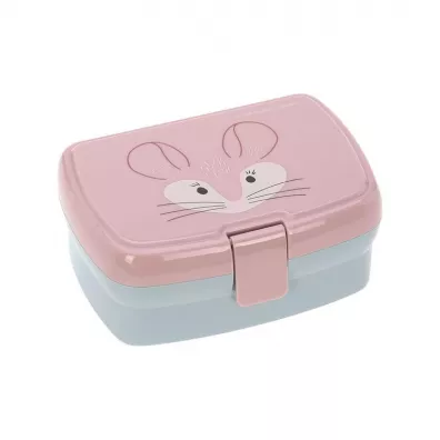 Lassig Zestaw na lunch Lunchbox + Tritanowa butelka - bidon 460 ml About Friends Szynszyla