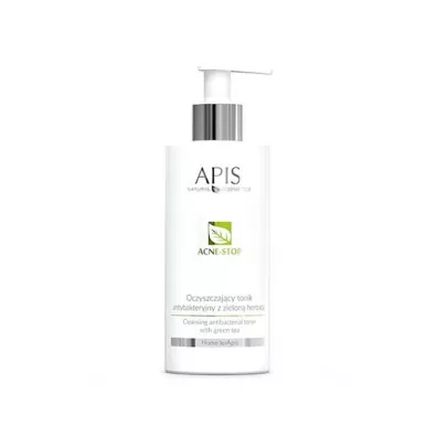 Apis Acne-Stop oczyszczajcy tonik antybakteryjny z zielon herbat 300 ml