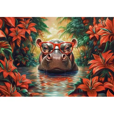 Puzzle 500 el. Hippo Relaxation CASTORLAND B-54176