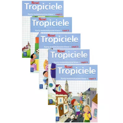 Nowi Tropiciele. Edukacja wczesnoszkolna. Matematyka. Cz�� 1-5. Klasa 1 - El�bieta Burakowska