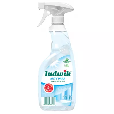 Ludwik Pyn do mycia szyb i luster z funkcj Anty Para 600 ml
