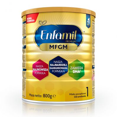 Enfamil Premium 1 MFGM Mleko pocztkowe w proszku dla niemowlt od urodzenia 800 g
