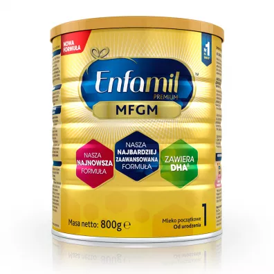 Enfamil Premium 1 MFGM Mleko pocztkowe w proszku dla niemowlt od urodzenia 800 g