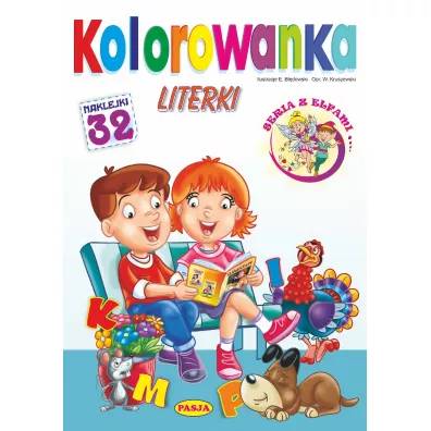 Literki. Kolorowanka - Ernest B��dowski, W�odzimierz Kruszewski
