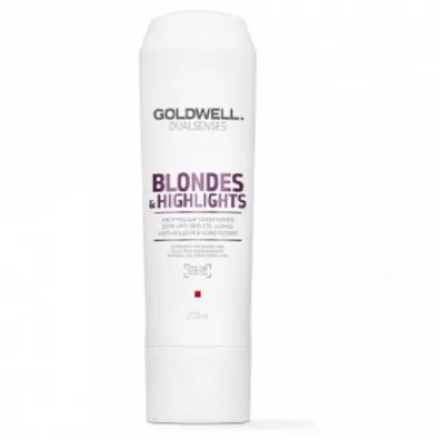 Goldwell Od�ywka do w�os�w blond neutralizuj�ca ��ty odcie� Dualsenses Blondes & Highlights Anti-Yellow Conditioner 200 ml