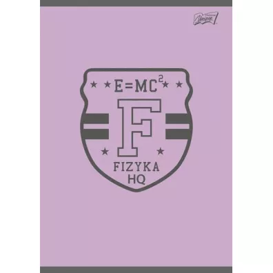 St. Majewski Zeszyt A5 laminowany Fizyka - �ciaga kratka 60 kartek
