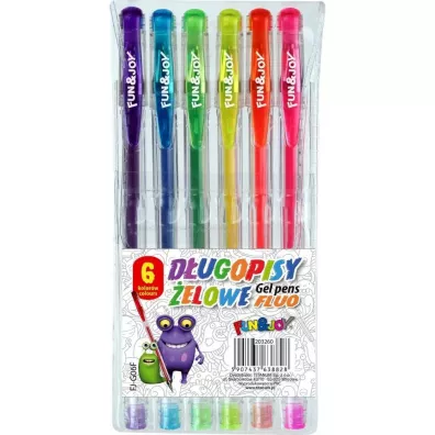 Titanum Dugopisy elowe fluo 6 szt.