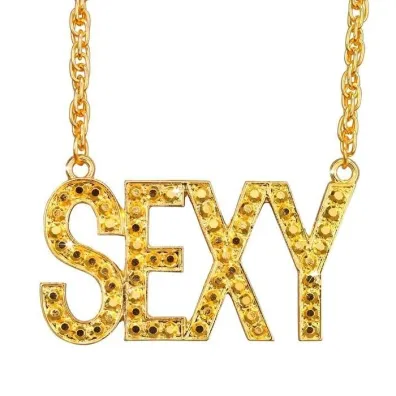 Naszyjnik z napisem Sexy