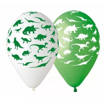 Godan Balony premium Dinozaury 30cm