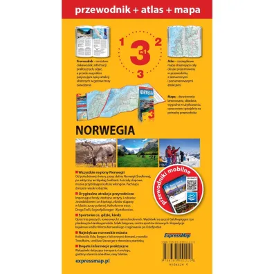 Norwegia zestaw przewodnikowy 3w1 2024
