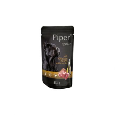 Piper Karma mokra dla psw z sercami kurczaka i ryem 150 g