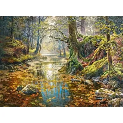 Puzzle 2000 el. Wspomnienie z jesiennego lasu Castorland