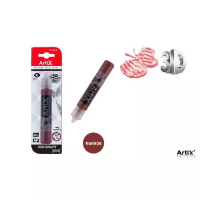 Artix Farba strukturalna 3D br�zowy 30ml