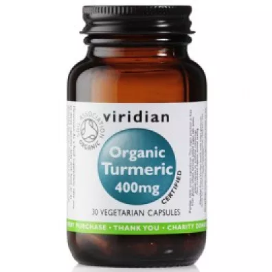 Viridian Organic turmeric kurkuma - suplement diety 30 kaps. Bio