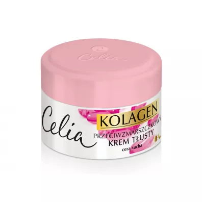Celia Kolagen przeciwzmarszczkowy krem t�usty do twarzy Witaminy A & E 50 ml