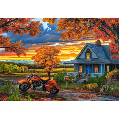 Puzzle 500 el. Autumn Ride Castorland