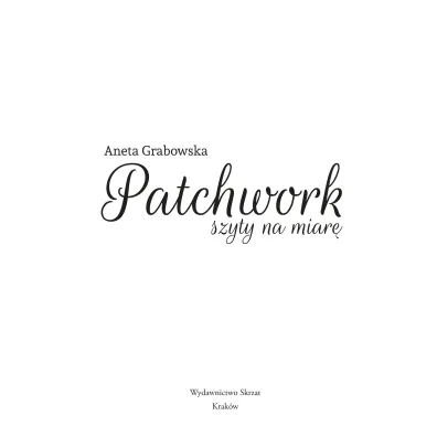Patchwork szyty na miar�