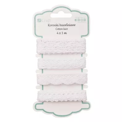 dpCraft Koronki bawe�niane 4 x 1m 4 m