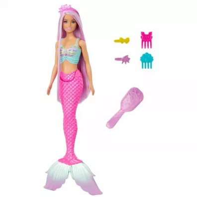 Barbie. Syrenka Lalka D�ugie w�osy HRR00 Mattel