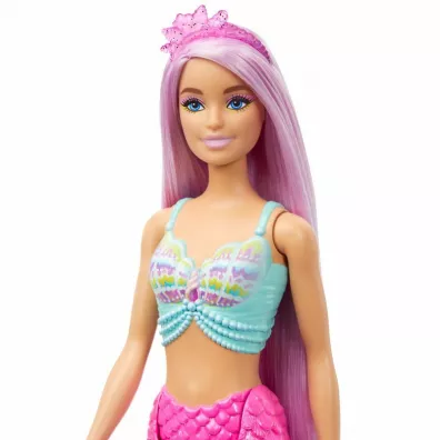 Barbie. Syrenka Lalka D�ugie w�osy HRR00 Mattel