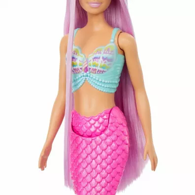 Barbie. Syrenka Lalka D�ugie w�osy HRR00 Mattel