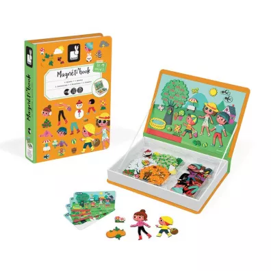 Puzzle Magnetyczna ukadanka 4 pory roku Magnetibook Janod