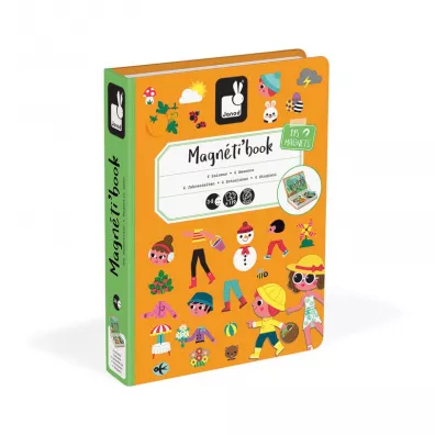 Puzzle Magnetyczna ukadanka 4 pory roku Magnetibook Janod