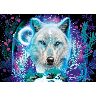 Puzzle 1000 el. Sheena Pike Arktyczny wilk Schmidt