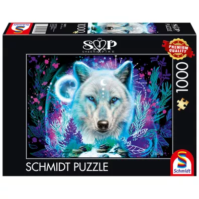 Puzzle 1000 el. Sheena Pike Arktyczny wilk Schmidt