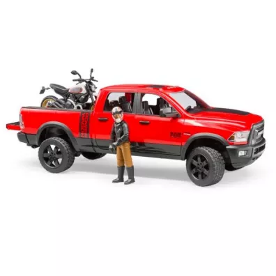 Dodge RAM 2500 Power Wagon z Ducati Desert Sled i figurk�