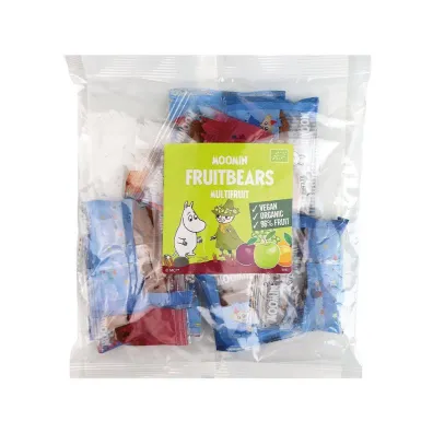 Moomin �elki owocowe, Wieloowocowe 8 x 10 g Bio