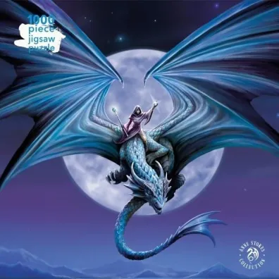 Puzzle 1000 el. Moonstone Anne Stokes Smok i ksi�yc Flame Tree
