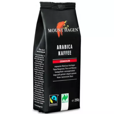 Mount Hagen Kawa mielona Arabica 100% fair trade 250 g Bio