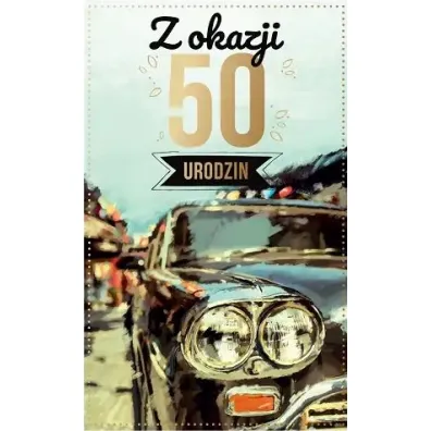 AbCard Kartka okoliczno�ciowa Urodziny 50 P06