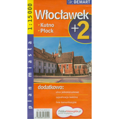 Plan miasta Włocławek/Płock +2 1:18 000 DEMART