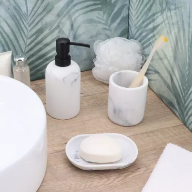 Tendance Dozownik na mydo Everist Marble Biay 300 ml